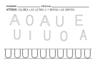 FICHAS DE LA U EN MAYÚSCULAS