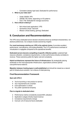 Vps Aanalysis VPS vs Dedicated Server: Comprehensive Technical and Business Analysis ...