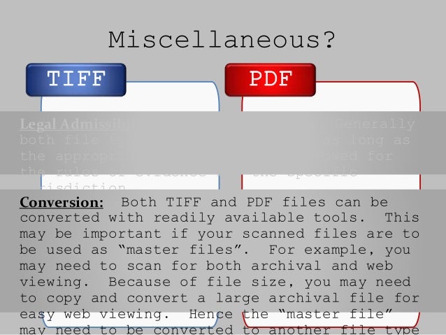 tiff vs pdf for printing