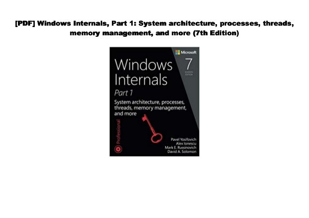 Window Intervals Windows Internals Part 1 : Windows Internals, Part 1, 7th Edition – YLHE
