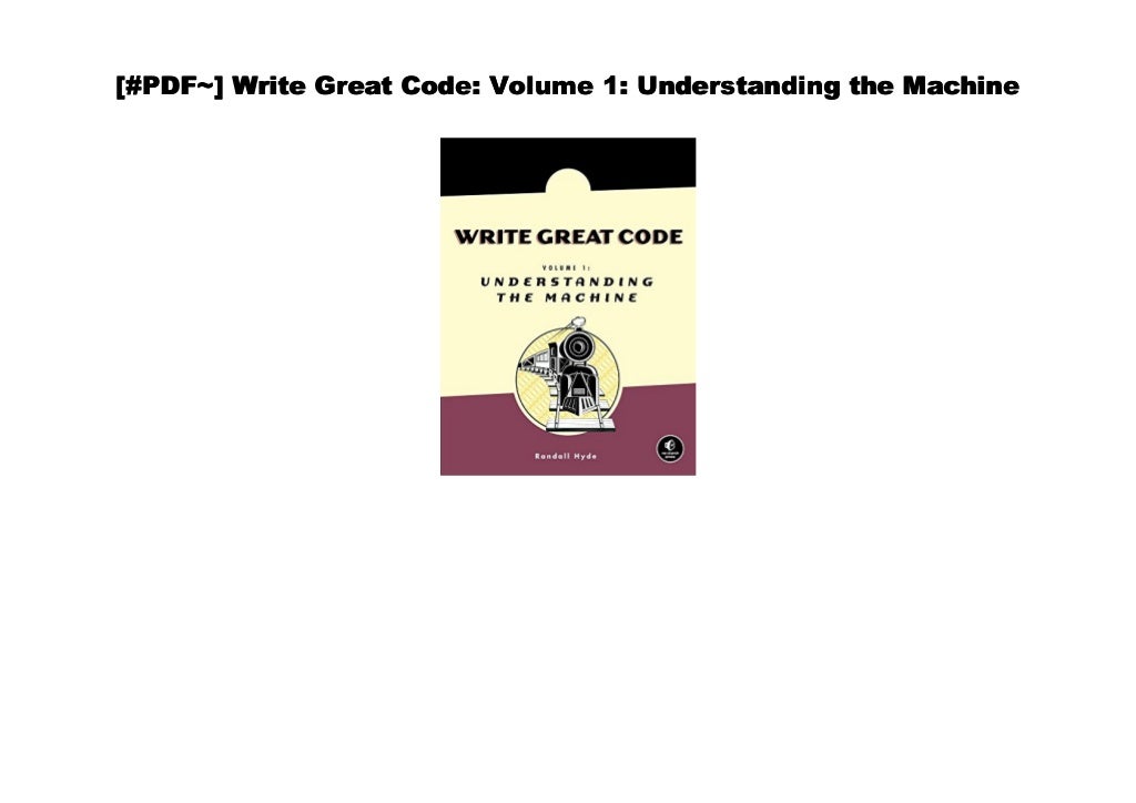 write great code volume 3 pdf