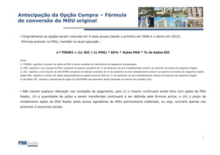 Pdg Apresent Acao Gold Port