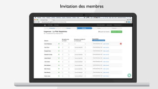 Création d’un planning
 