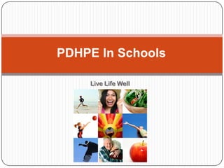 PDHPE In Schools

    Live Life Well
 