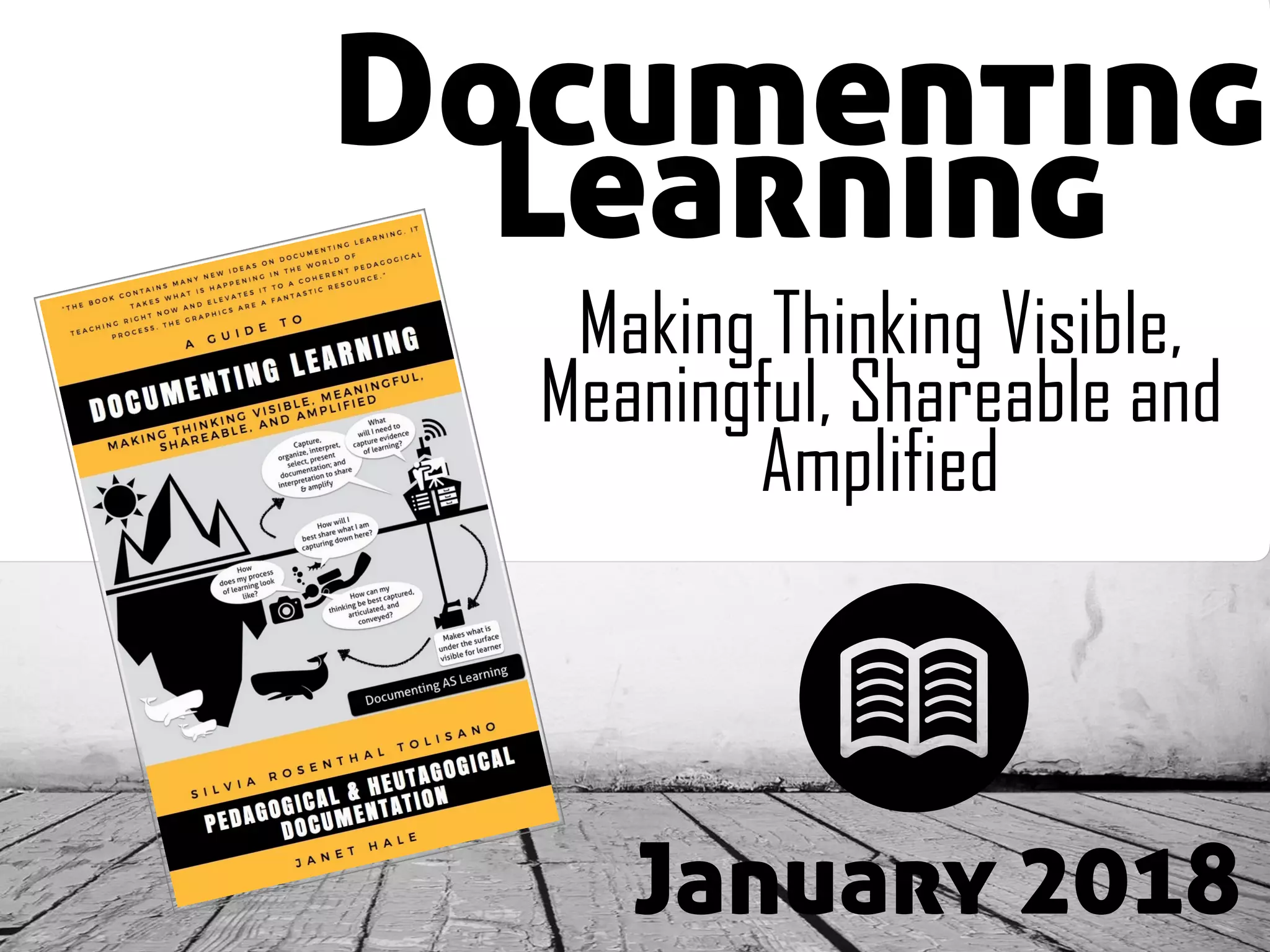 Documenting
Learning
Making Thinking Visible,
Meaningful, Shareable and
Amplified
January 2018
 