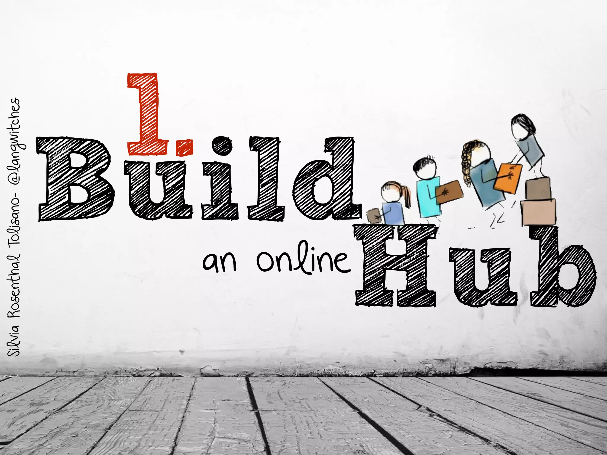 an online
Hub
SilviaRosenthalTolisano-@langwitches
Build
1.
 