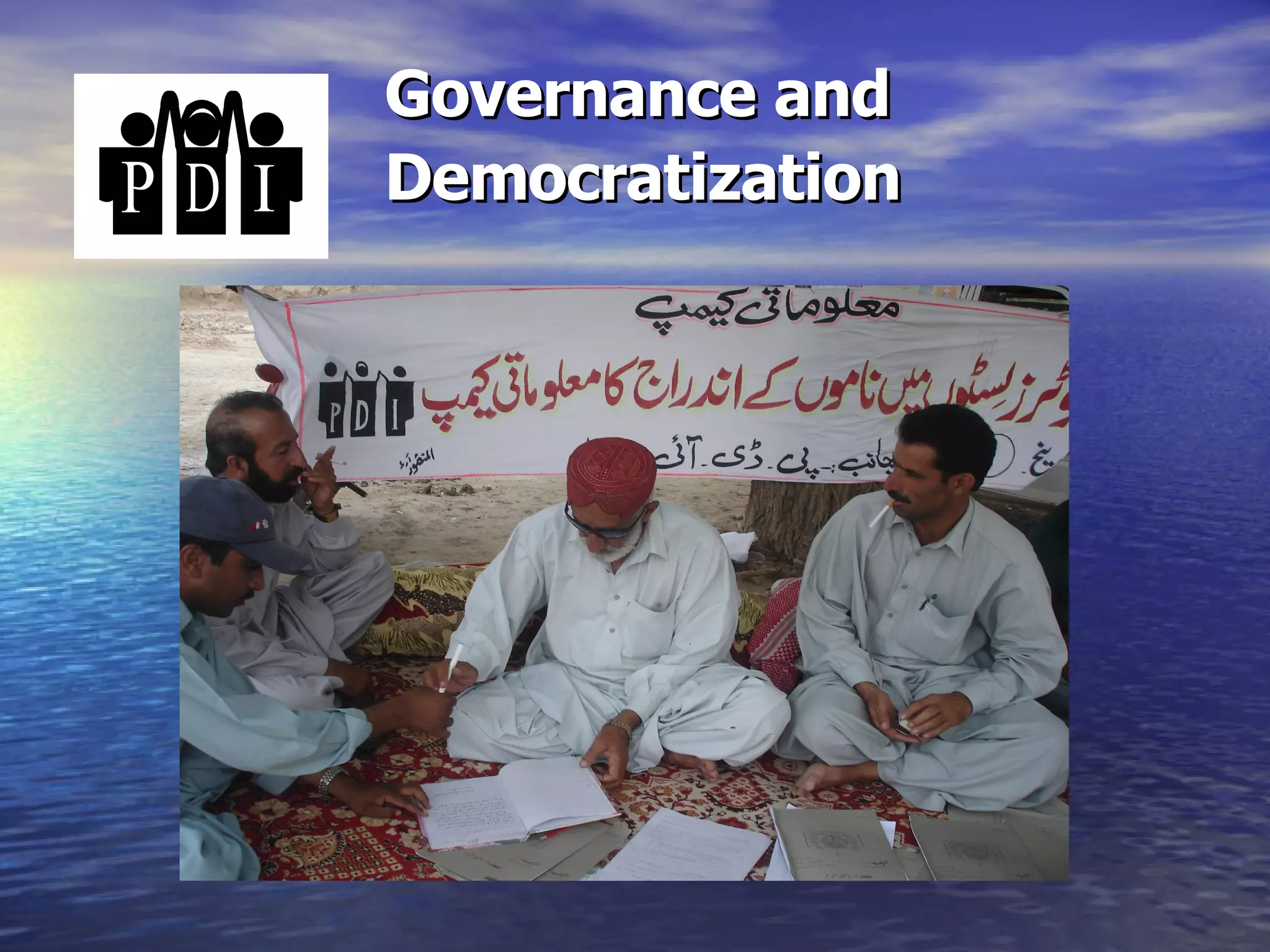 Governance and Democratization   