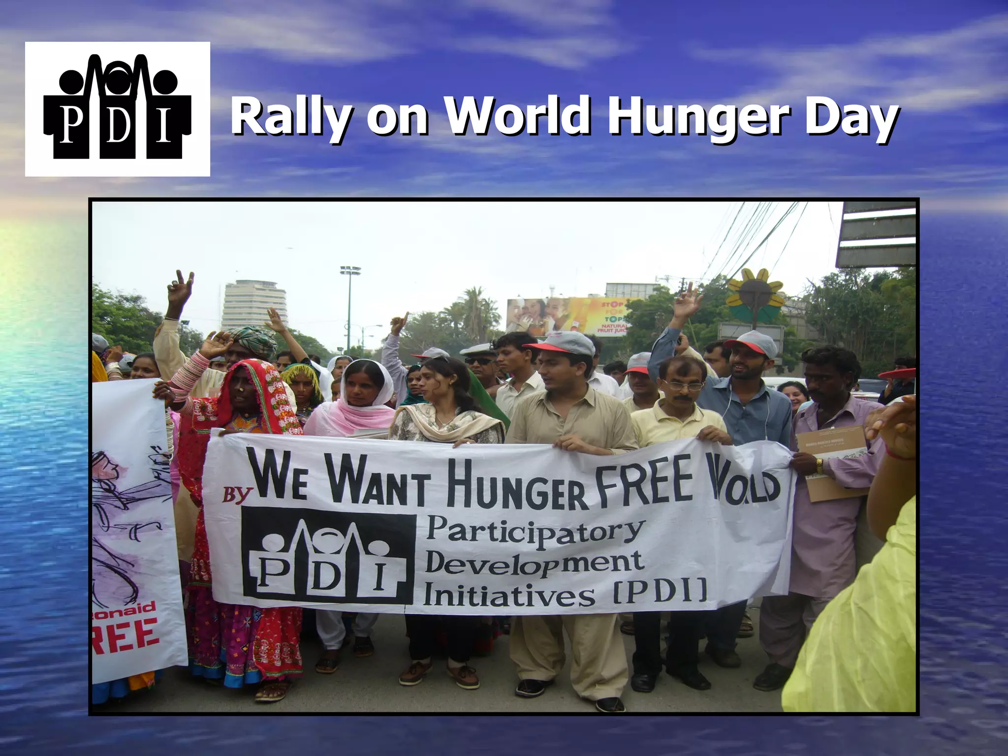 Rally on World Hunger Day   