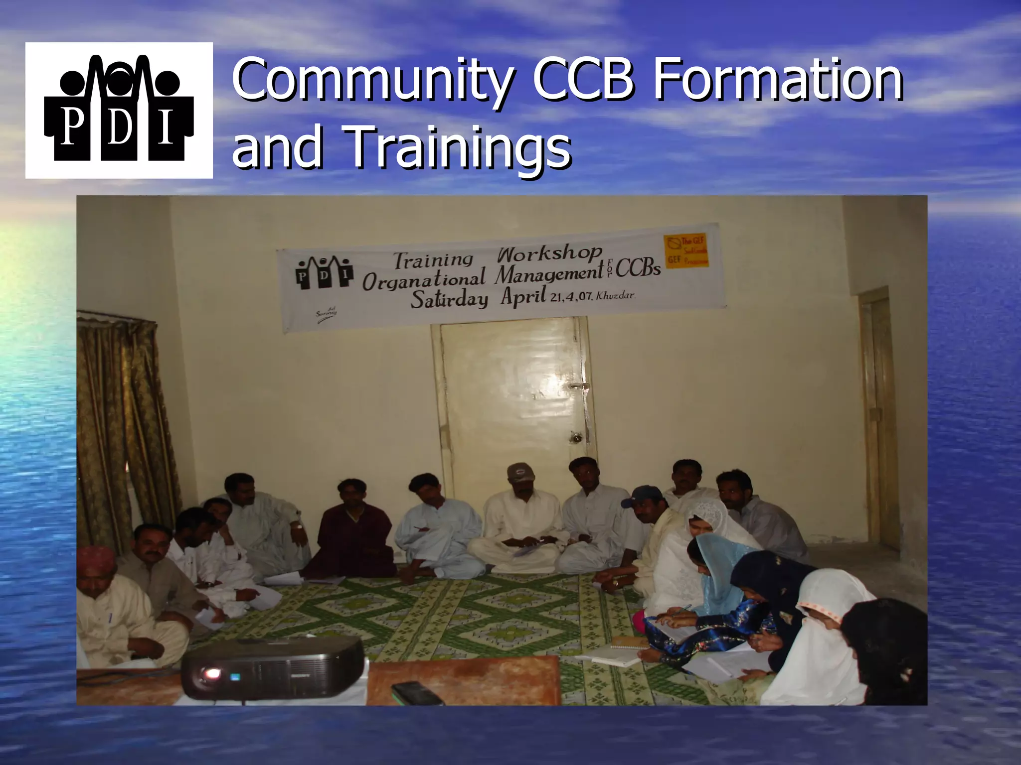Community CCB Formation and Trainings  