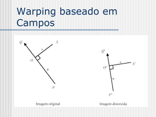 Warping baseado em
Campos
 