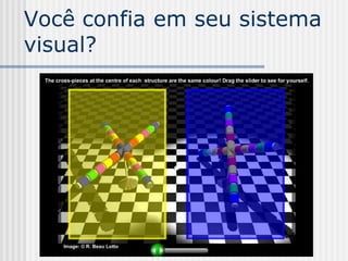 Você confia em seu sistema
visual?
 