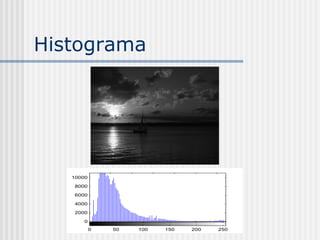 Histograma




   10000

    8000

    6000

    4000

    2000

       0
           0   50   100   150   200   250
 