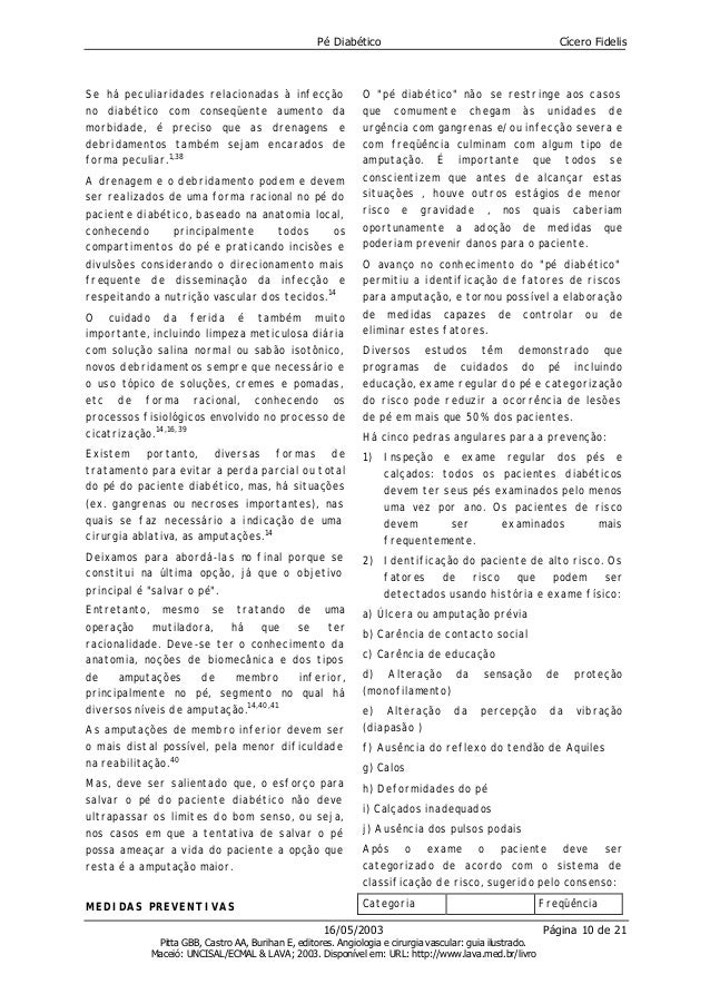 Pé diabetico por cícero fidelis Pé diabetico por cícero fidelis
