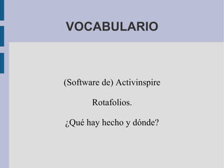 Horas presenciales y no presenciales. 