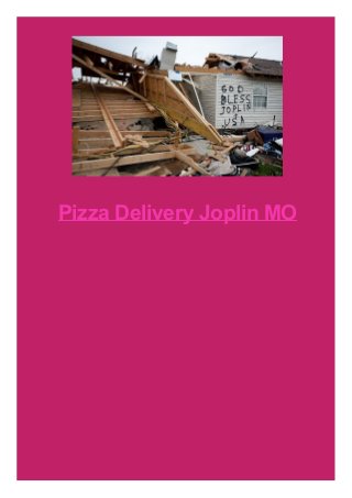 Pizza Delivery Joplin MO
 