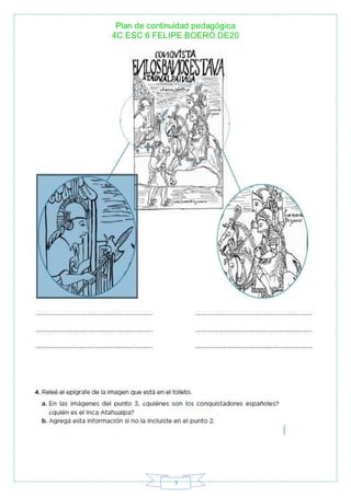 Plan de continuidad pedagógica
4C ESC 6 FELIPE BOERO DE20
3
 