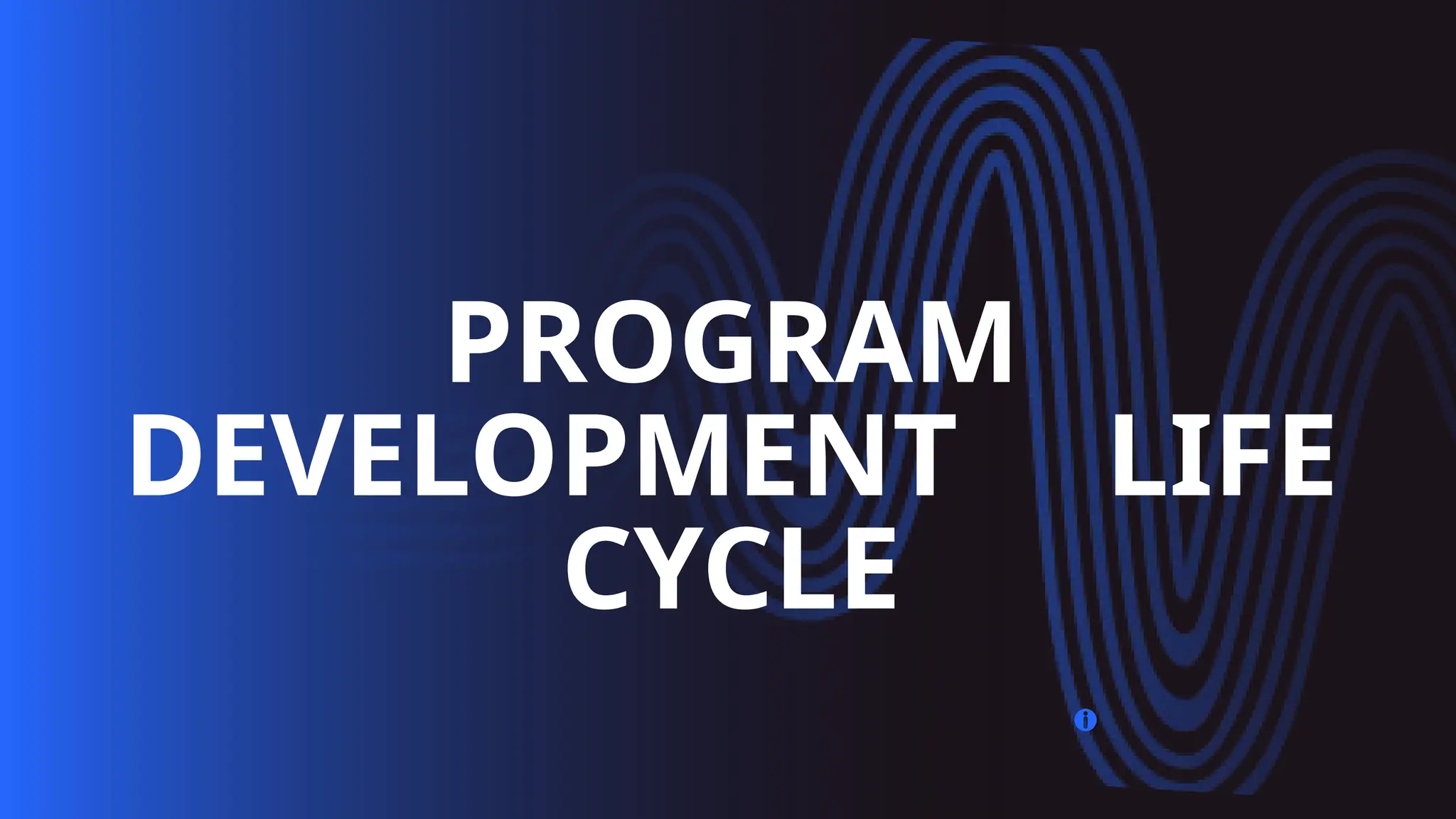 Program Development life Cycle Ppt first year | PPTX