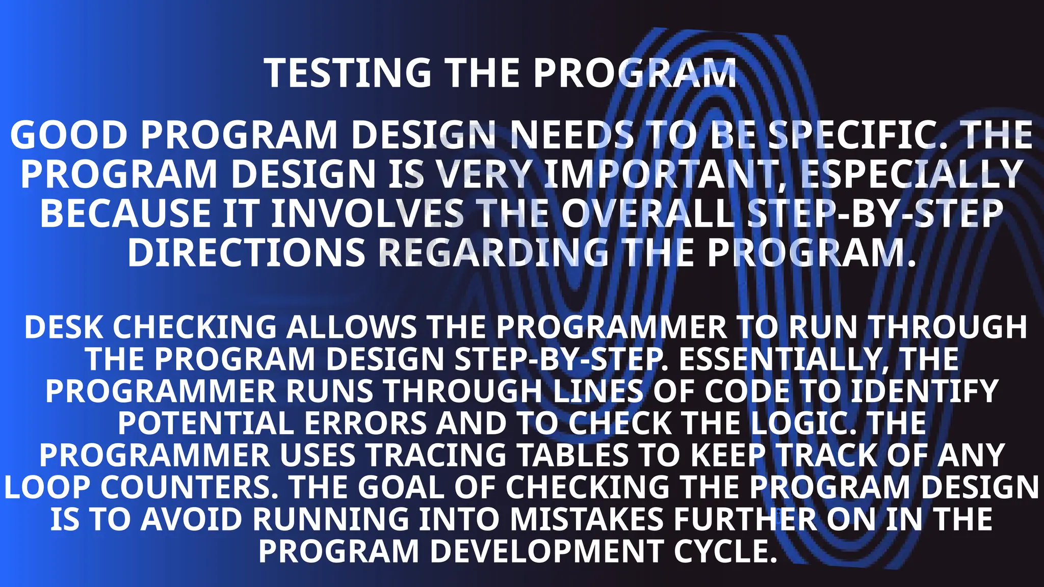 Program Development life Cycle Ppt first year | PPT