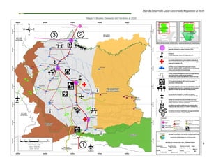 Plan de Desarrollo Local Concertado Megantoni al 2030
4
Mapa 1: Modelo Deseado del Territorio al 2030
 