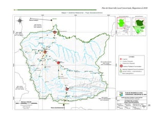 Plan de Desarrollo Local Concertado, Megantoni al 2030
29
Mapa 7: Sistema Relacional – Flujo Socioeconómico
 