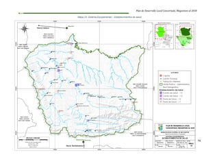 Plan de Desarrollo Local Concertado, Megantoni al 2030
74
Mapa 23: Sistema Equipamental – Establecimientos de salud
 