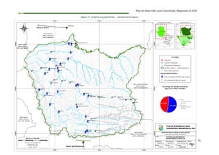 Plan de Desarrollo Local Concertado, Megantoni al 2030
75
Mapa 24: Sistema Equipamental – Saneamiento básico
 