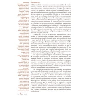 nuevamente
interrumpidos, esta vez
por el ruido de pasos.
Cuando miró por la
ventana, vio a varios
judíos que pasaban
corriendo. "¿Hacia
dónde van tan de
prisa?", les preguntó.
"¡A la sinagoga!
—contestaron los
judíos—. ¿No se
enteró? Allí hay un
monstruo marino, un
ser con cinco piernas,
tres ojos y una barba
como la de un chivo,
pero verde".
Reb Feivel se rió con
ganas, pensando en la
broma que había
gastado, y volvió a
enfrascarse en su
Talmud. Pero apenas
había comenzado a
concentrarse, cuando
oyó el bullicio de un
gran tumulto en la
calle. ¿Y qué vio al
asomarse a la ventana?
Una multitud formada
por hombres, mujeres y
niños, todos .'os cuales
corrían hacia la
sinagoga "¿Qué
sucede", les
gritó. "¡Vaya pregunta!
¿No se enteró? —le
respondieron—.
"Delante de la
sinagoga hay un
monstruo marino. Es
un ser con cinco pies,
tres ojos y una barba
como la de un chivo,
pero verde".
Cuando la multitud ya
se alejaba, Reb Feivel
se percató, de que entre
ellos se encontraba el
rabino. "¡Santo Dios!"
—exclamó—. Si el
rabino en persona se
ha unido a toda esa
gente, algo debe de
estar sucediendo de
verdad. Donde hay
humo, hay fuego." Y,
sin pensarlo dos veces,
Reb Feivel tomó su
sombrero y corrió tras
Interpretación
Schüppach había comenzado su carrera como médico de pueblo
común y corriente. A veces utilizaba en su práctica algunos de los
remedios caseros comunes en la aldea, con los que se había
criado, y en apariencia, observó algunos resultados positivos, ya
que pronto aquellas tinturas vegetales y formas naturales de sanar
se convirtieron en su especialidad. Además, su forma natural de
sanar surtía un profundo efecto psicológico en sus pacientes.
Mientras que las drogas habituales de la época generaban temor
y dolor, los tratamientos de Schüppach eran gratos y sedantes. La
consiguiente mejora del estado de ánimo del paciente constituía
un elemento crucial en las curaciones que lograba. Sus pacientes
estaban tan convencidos de sus habilidades curativas, que esa
misma convicción los ayudaba a curarse. En lugar de burlarse de
las explicaciones irracionales que muchos daban acerca de su
malestar, Schüppach utilizaba la hipocondría para simular haber
realizado una gran curación.
El caso del Doctor de las Montañas nos enseña una valiosa
lección en lo relativo a los seguidores devotos. En primer lugar,
usted deberá encontrar la forma de atraer la voluntad de la gente
y hacer que la fe de ellos en su poder sea tan fuerte como para
imaginar todo tipo de beneficios. Esa fe tiene un poder
transformador en sí misma, pero usted deberá asegurarse de que
sea usted, y no la voluntad personal del individuo, lo que se
considere el agente de la transformación. Encuentre una fe, una
causa o una fantasía que concite la apasionada fe de sus
seguidores, y ellos imaginarán todo el resto, y lo venerarán como
su sanador, su profeta, un genio o lo que usted quiera.
En segundo lugar, Schüppach nos enseña el perenne poder
de la fe en la naturaleza y en la sencillez. La naturaleza, en
realidad, abunda en elementos aterradores: plantas venenosas,
animales feroces, plagas y desastres repentinos. La fe en la fuerza
sanadora y reconfortante de la naturaleza es un mito artificial, un
romanticismo. Pero la atracción que ejerce todo lo natural, en
especial en tiempos turbulentos y complejos, puede ser una
fuente de gran poder si usted sabe explotarla.
Sin embargo, es imperativo que esa atracción se maneje en
forma adecuada. Invente una especie de teatro de la naturaleza en
el que usted, el director, elija las características que se adecuen al
romanticismo de su época. El Doctor de las Montañas desempe-
ñó su papel a la perfección, al enfatizar su sabiduría y su intuición
telúrica, y poner en escena sus curaciones como si se tratase de
obras de teatro. Schüppach no se fusionó simbióticamente con la
naturaleza, sino que la transformó en un culto, en una
construcción artificial. Crear un efecto "natural" requiere trabajo
y esfuerzo, pues es preciso convertir la naturaleza en algo teatral
y deliciosamente pagano. De lo contrario, nadie se percatará de
ella. También la naturaleza tiene que adecuarse a las tendencias y
modernizarse.
9
54 I LEY N° 27
 