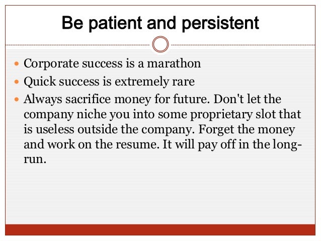 how to succeed in corporate world