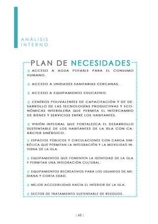 | 62 |
A N Á L I S I S
I N T E R N O
 