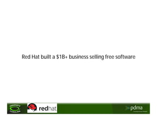 Red Hat built a $1B+ business selling free software
 