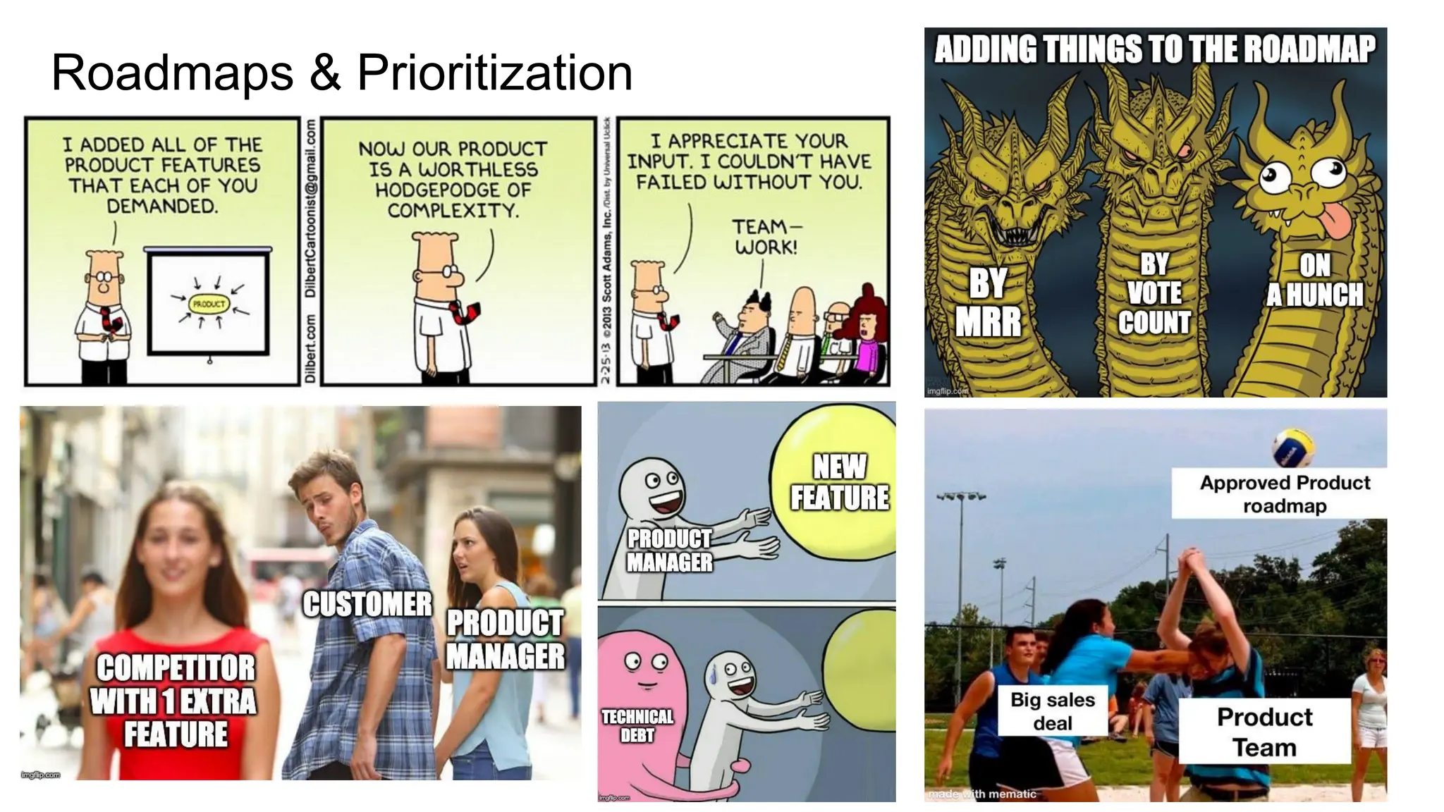 Roadmaps & Prioritization
 