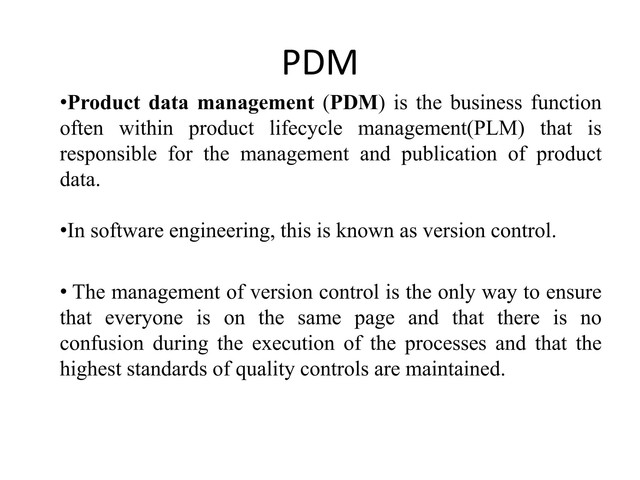 Product Data Management | PPTX