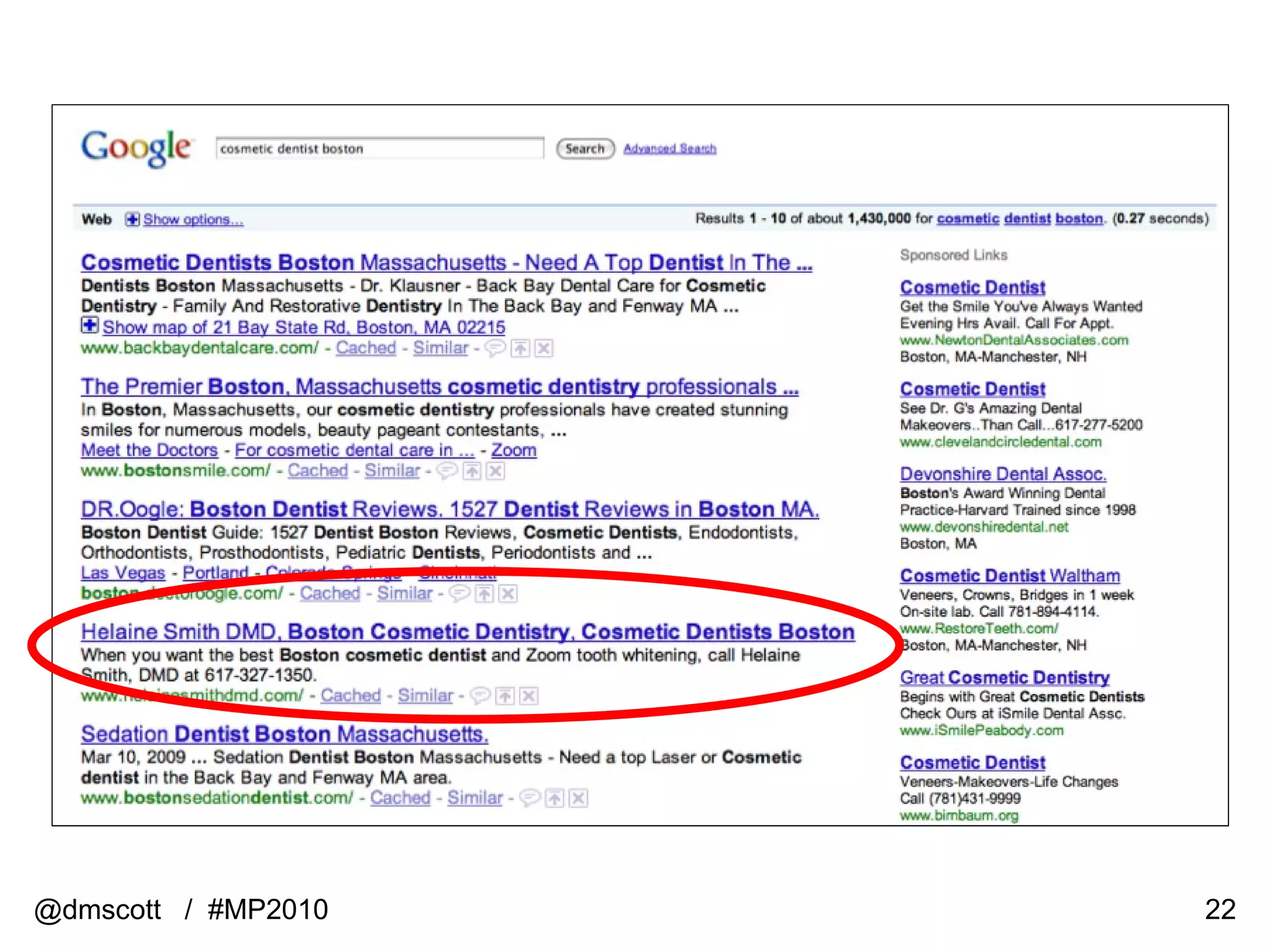 @dmscott  /  #MP2010 