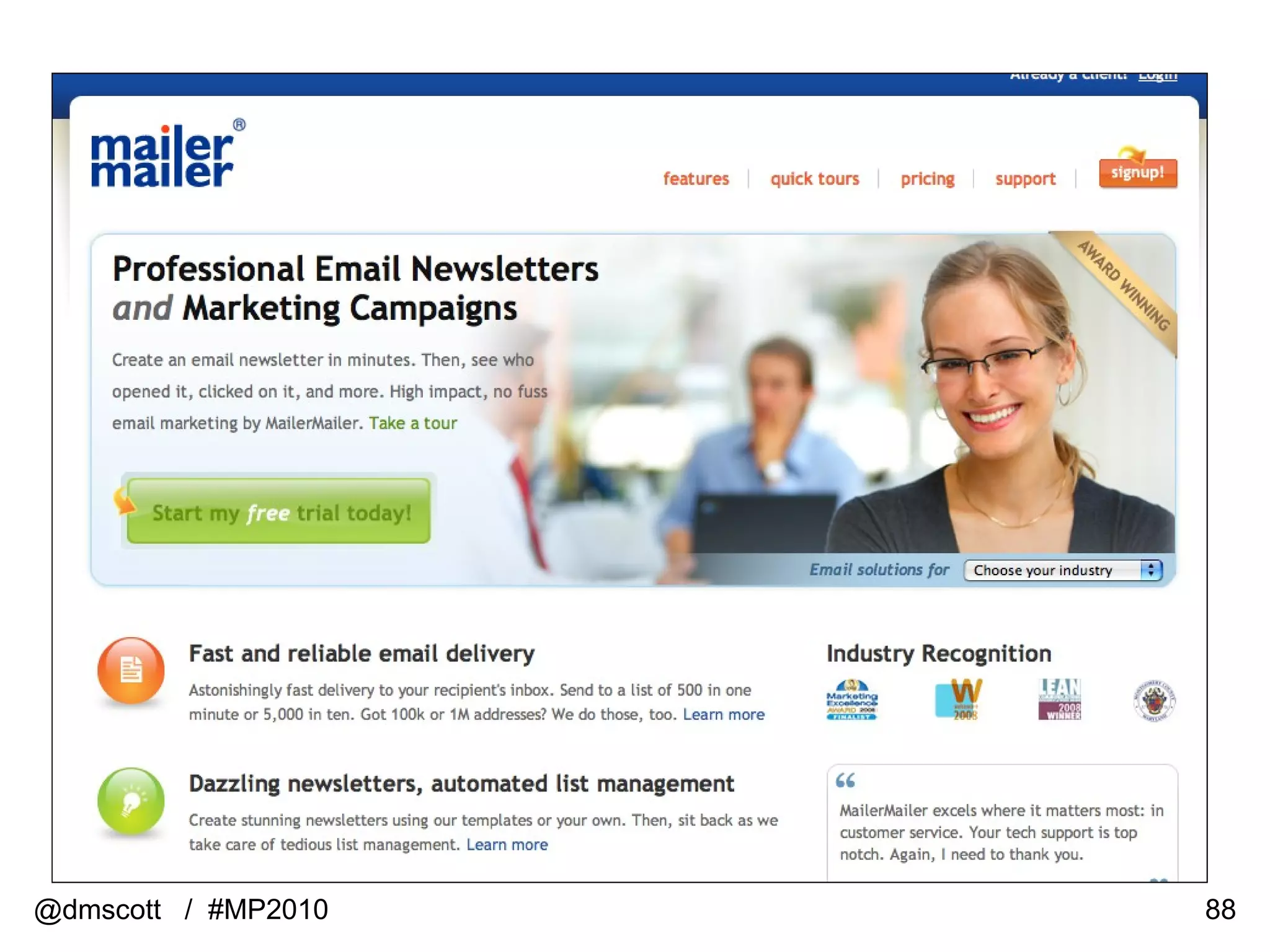 @dmscott  /  #MP2010 