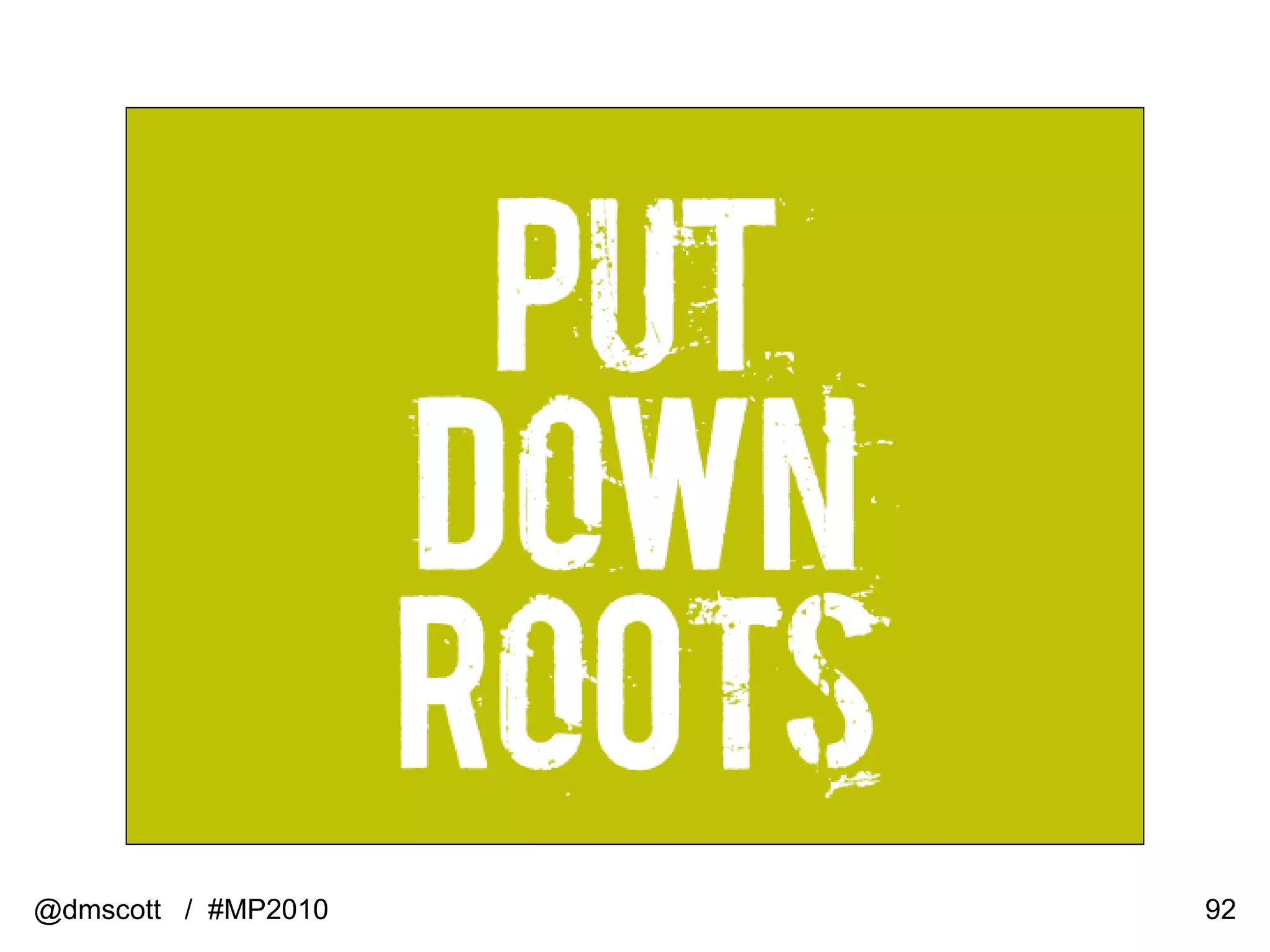 @dmscott  /  #MP2010 