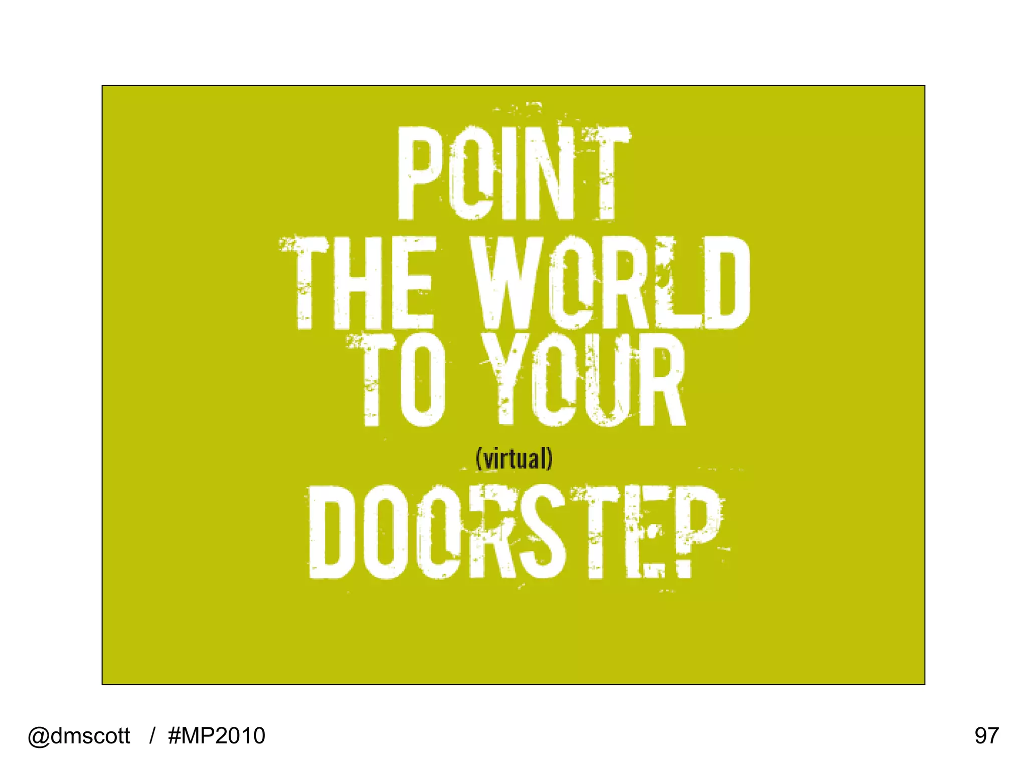 @dmscott  /  #MP2010 