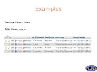 PHP Data Objects | ODP