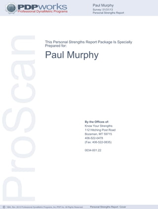 Pdp Proscan PDP - Paul Murphy | PDF