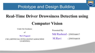Rasheed Driver real time driver drowsiness detection using computer vision | PPTX