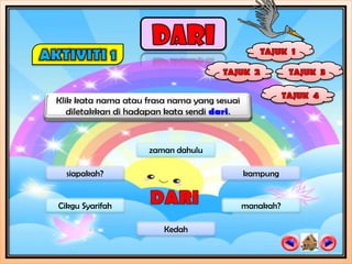 zaman dahulu

  siapakah?                     kampung


Cikgu Syarifah                  manakah?

                    Kedah
 