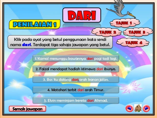 Pd p bm kata sendi tahun 6