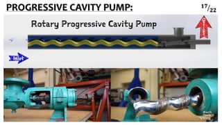 PROGRESSIVE CAVITY PUMP: 𝟏𝟕
𝟐𝟐
 