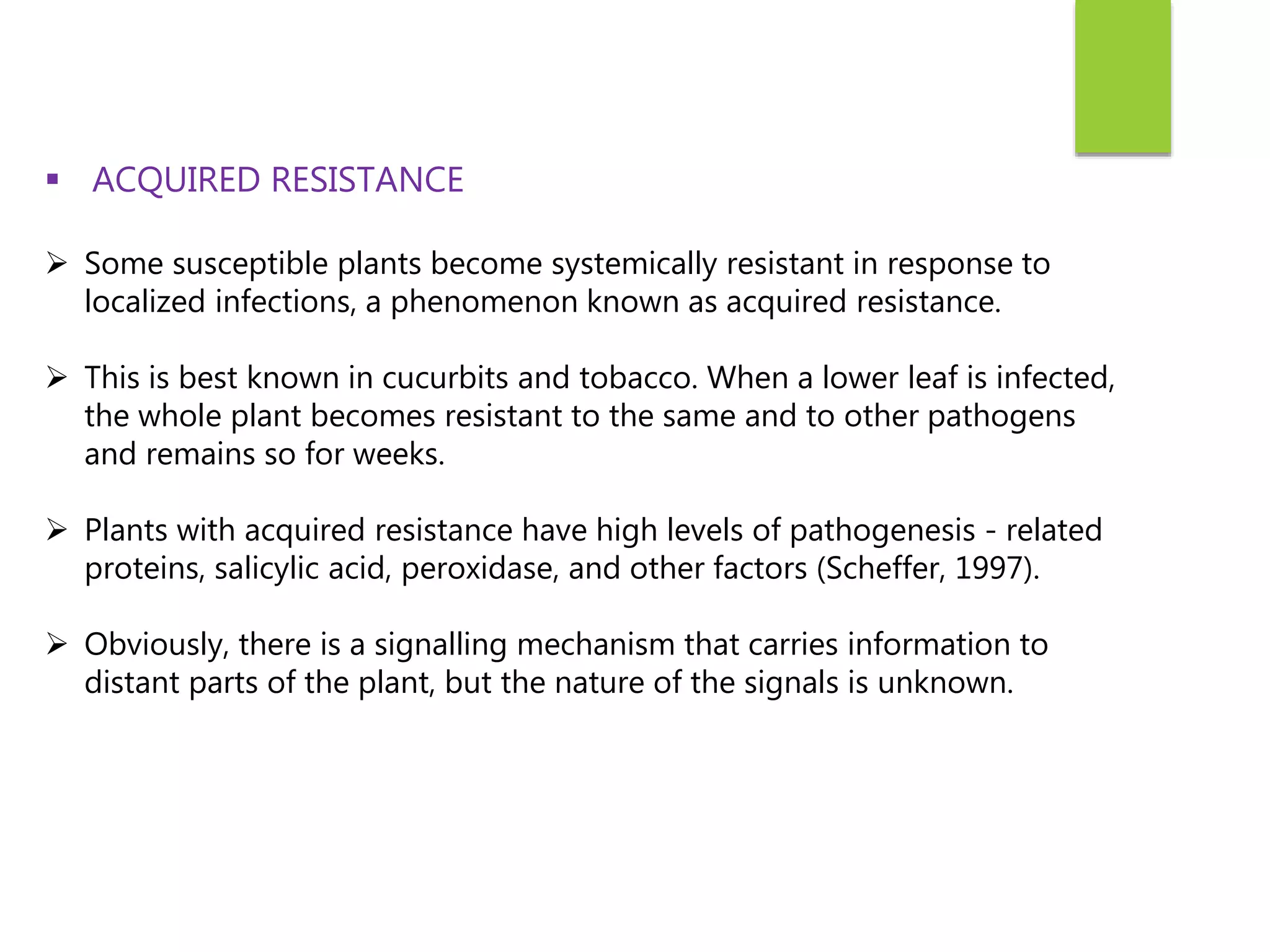 Disease resistance in plants | PPTX