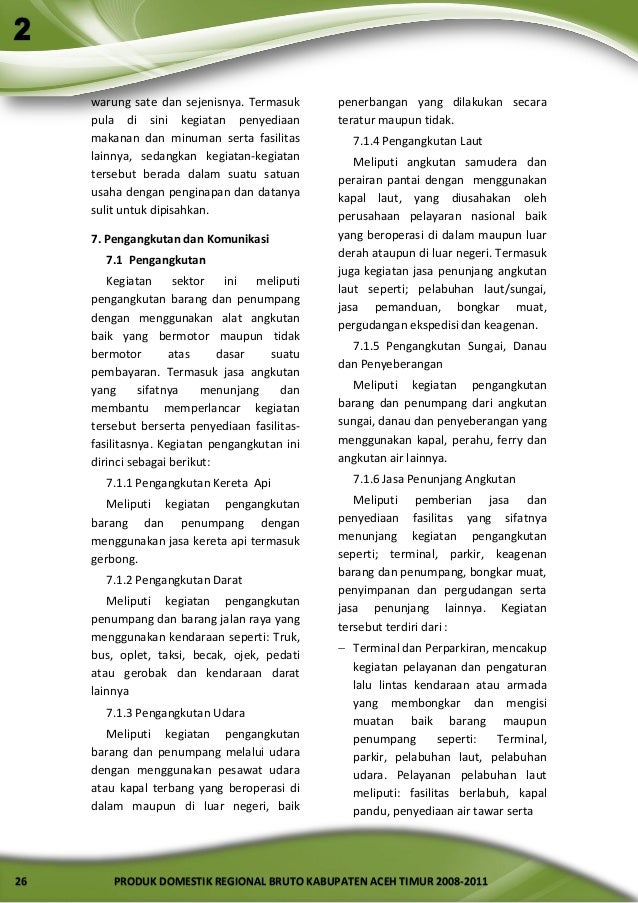 pegadaian jaminan barang Timur 2008 PDRB Tahun 2011 Aceh Sektoral pegadaian jaminan barang Timur 2008 PDRB Tahun 2011 Aceh Sektoral