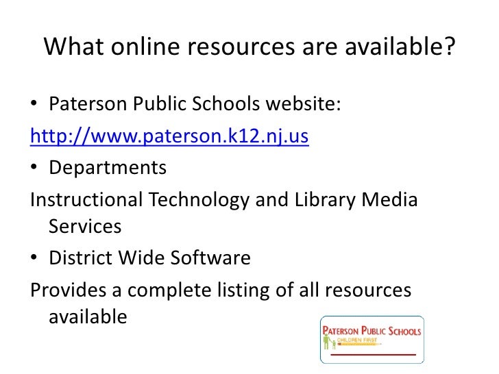 paterson public schools