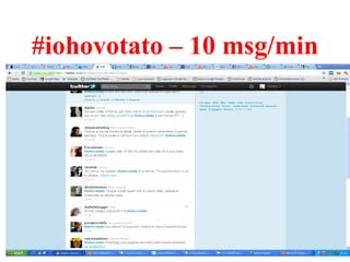 #iohovotato – 10 msg/min 
