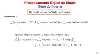 Processamento Digital de Sinais
25
Série de Fourier
 
