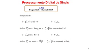 Processamento Digital de Sinais
4
LAB
 