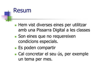 Revista de classe o publicació electrònicaEls blocsOn publicar?: