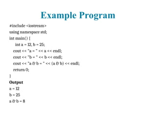 Comprehensive Guide to C++ Type Casting and Operators | PPT